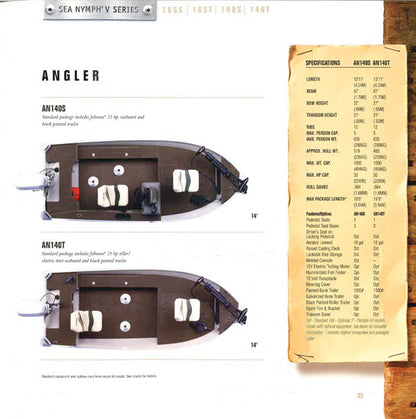 Lowe 2001 Fishing Brochure