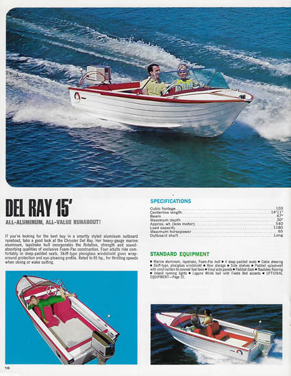 Chrysler 1967 Boats Brochure