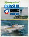 Chrysler 1967 Boats Brochure