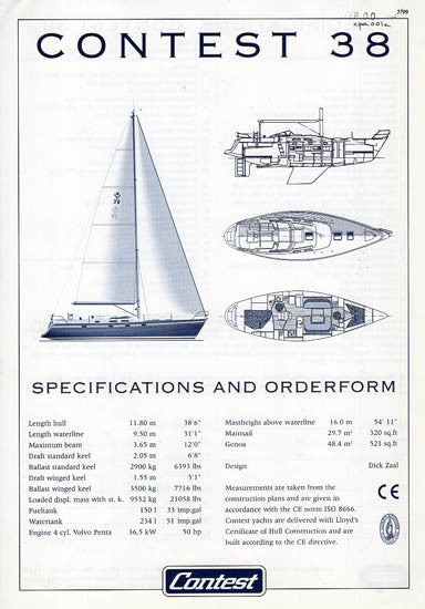 Contest 38 Specification Brochure
