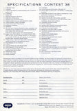 Contest 38 Specification Brochure