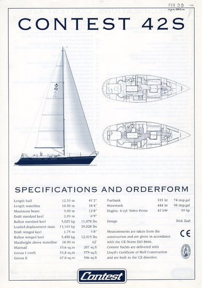 Contest 42S Specification Brochure