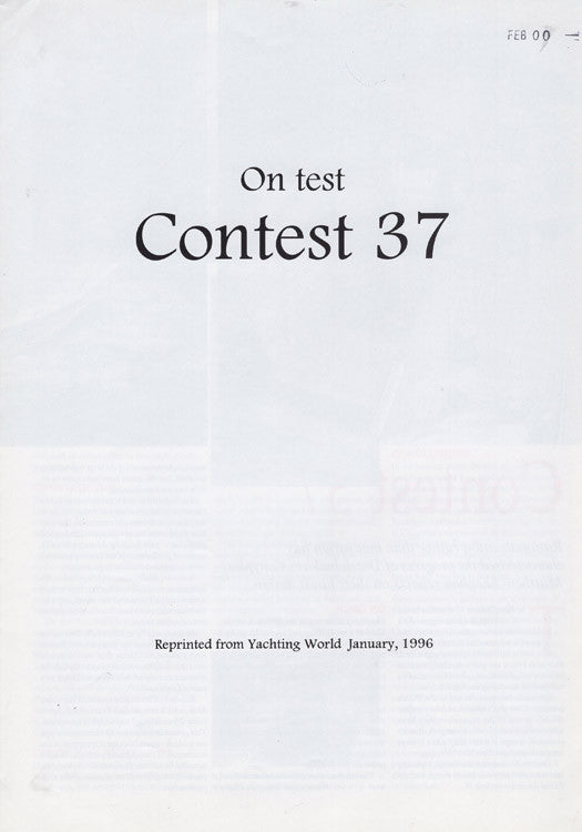 Contest 37 Yaching World Magazine Reprint Brochure