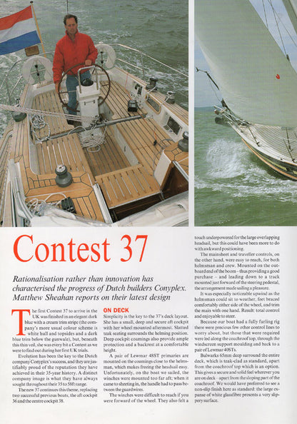 Contest 37 Yaching World Magazine Reprint Brochure