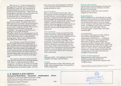 Moody 29 Brochure