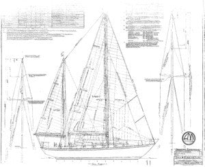 Mason 43 Sail Plan