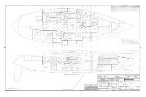 Islander 40 Bulkhead Locations Plan