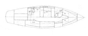 Coronado 34 Interior Layout Plan