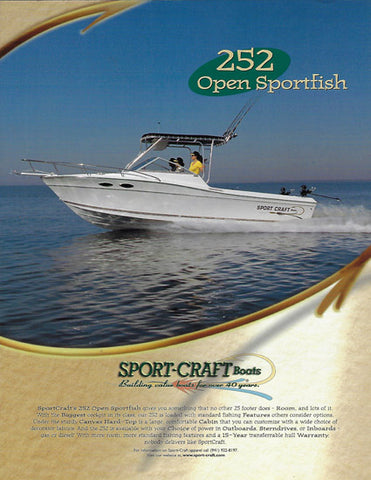 Sport Craft 252 Open Sportfish Brochure