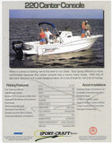 Sport Craft 220 Center Console Brochure