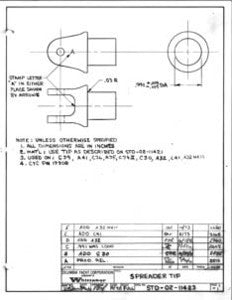 Columbia Yachts Spreader Tip Plan