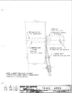 Columbia Yachts Tang Assembly Plan