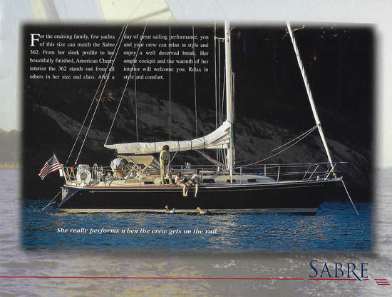 Sabre 362 Brochure