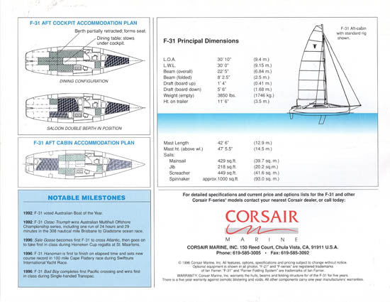 Corsair F-31 Brochure