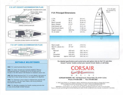 Corsair F-31 Brochure