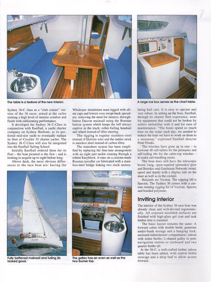 Sydney 36C Magazine Reprint Brochure