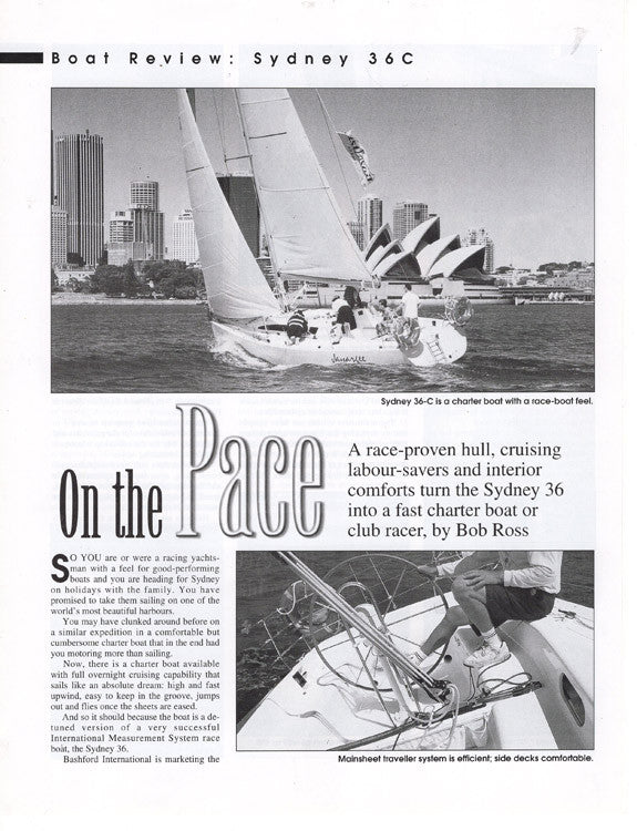 Sydney 36C Magazine Reprint Brochure