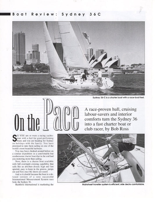 Sydney 36C Magazine Reprint Brochure