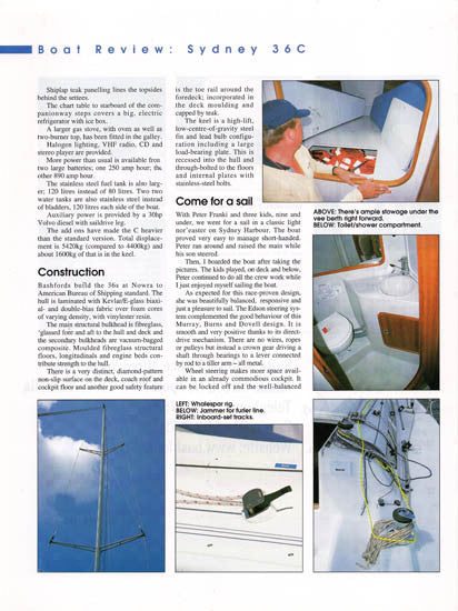 Sydney 36C Magazine Reprint Brochure