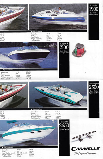 Caravelle 1993 Poster Brochure