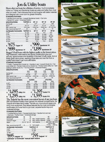 Tracker 1993 Brochure