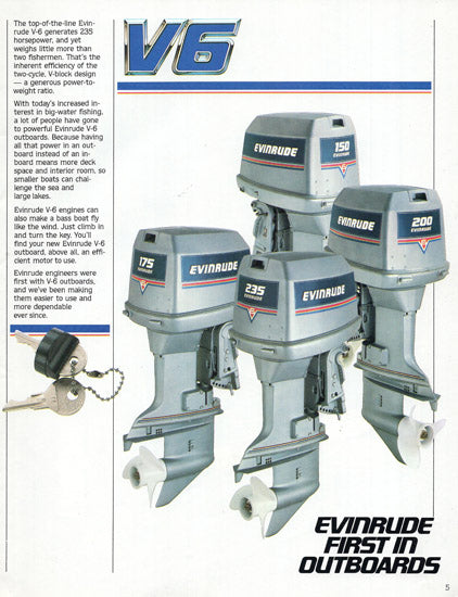 Evinrude 1983 Outboard Brochure