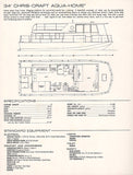 Chris Craft 1973 Aqua Home 34 Price List