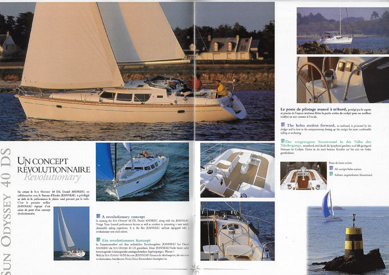 Jeanneau Sun Odyssey 40 Deck Salon Brochure
