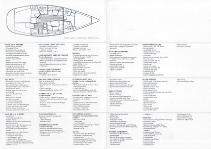 Jeanneau Sun Odyssey 40 Deck Salon Specification Brochure