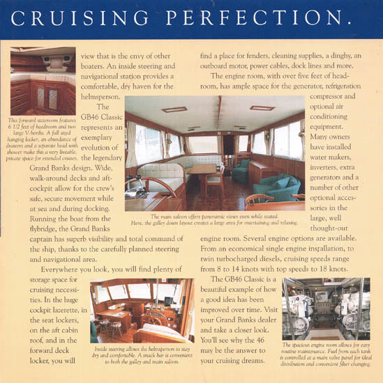 Grand Banks 46 Classic Brochure