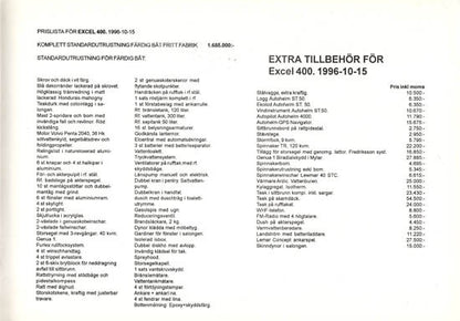 Beckerbat Excel 400 Preliminary Brochure