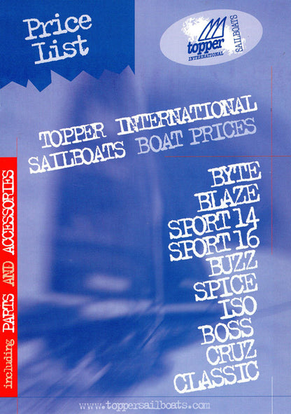 Topper 2001 Price List