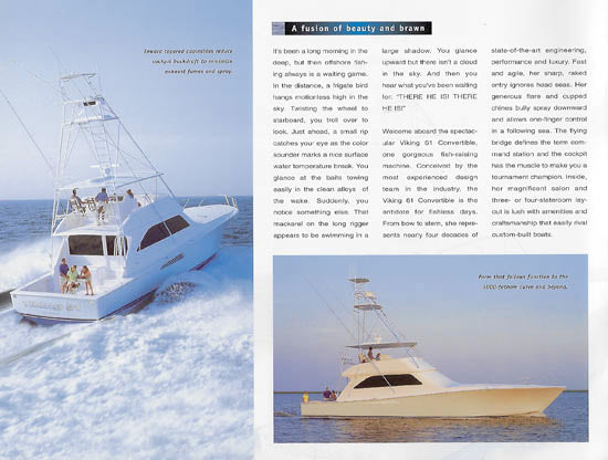 Viking 61 Convertible Brochure