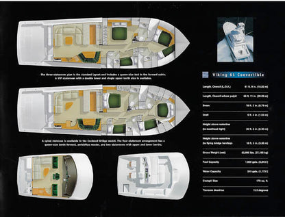 Viking 61 Convertible Brochure