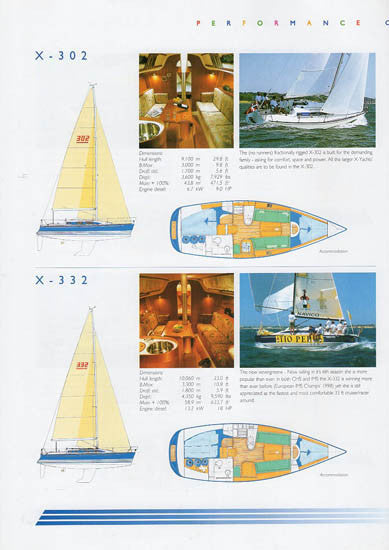 X-Yachts 2001 Brochure