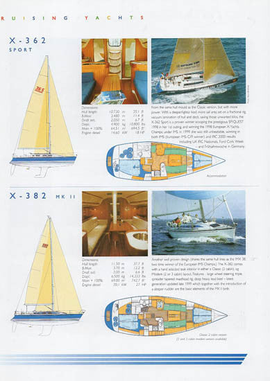 X-Yachts 2001 Brochure