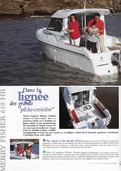 Jeanneau Merry Fisher 610HB Brochure