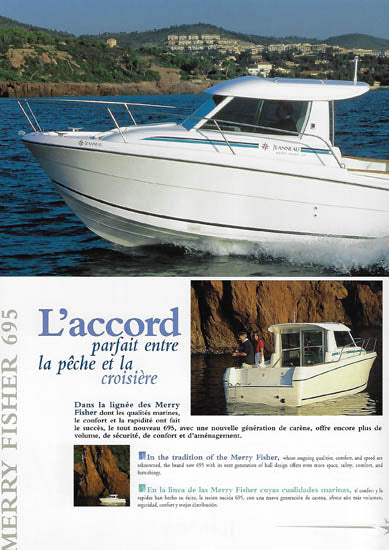 Jeanneau Merry Fisher 695 Brochure
