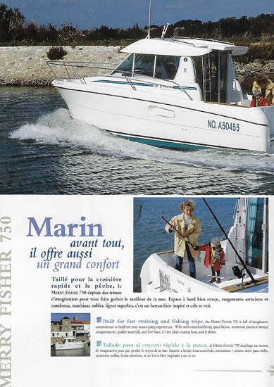 Jeanneau Merry Fisher 750 Brochure