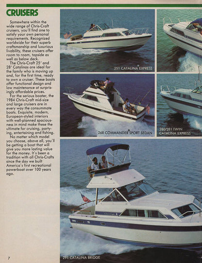 Chris Craft 1984 Brochure