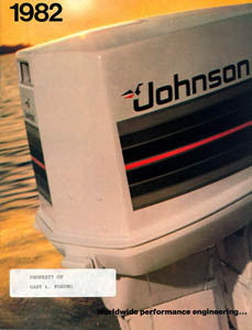 Johnson 1982 Outboard Brochure