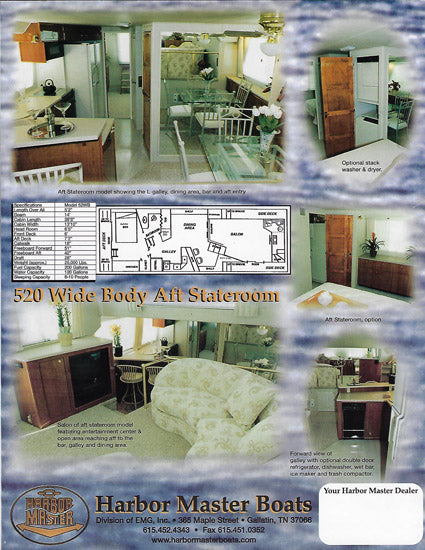 Harbor Master 520 Widebody Brochure
