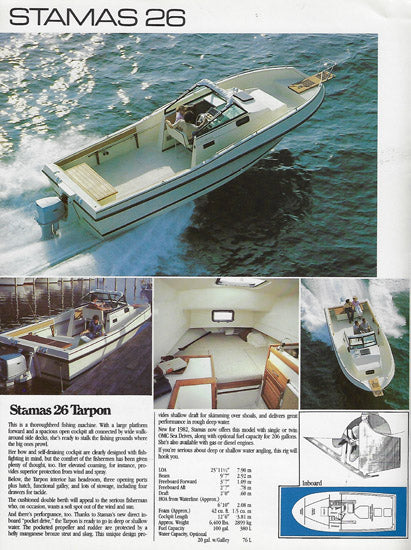 Stamas 1982 Brochure