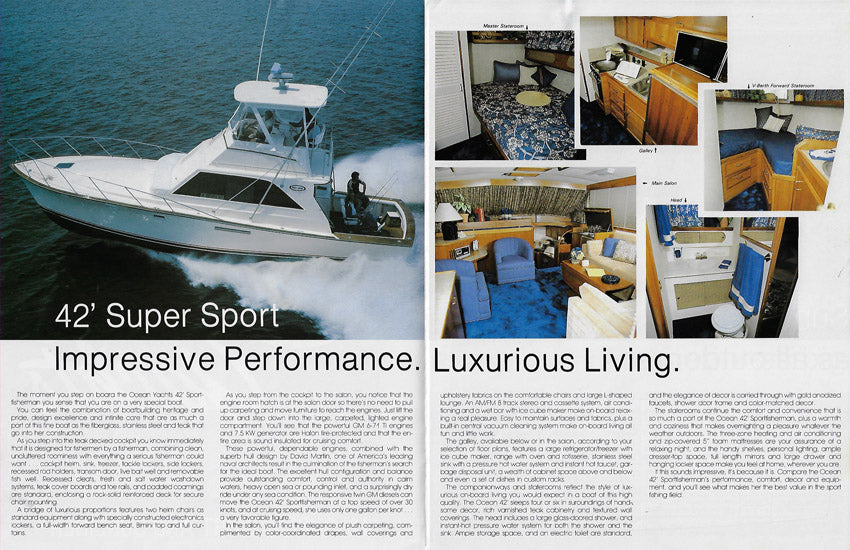 Ocean 42 Super Sport & Sunliner Brochure