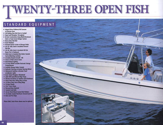 Contender 2001 Brochure