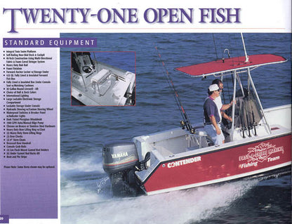 Contender 2001 Brochure