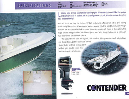 Contender 2001 Brochure