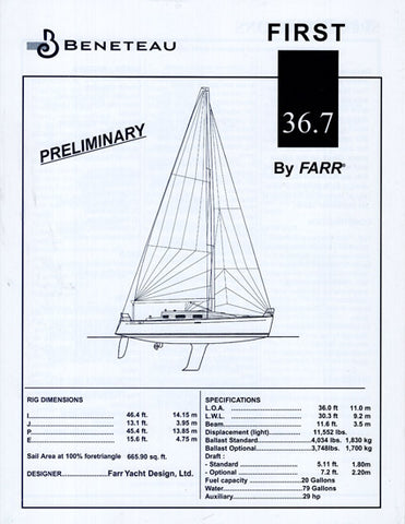 Beneteau Farr 36.7 Specification Brochure