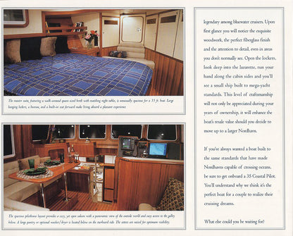Nordhavn 35 Coastal Cruiser Brochure Package