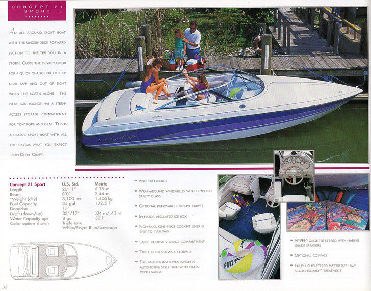 Chris Craft 1995 Brochure